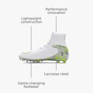 NEW $140 UA Under Armour  Highlight 2 MC Unisex Lacrosse Cleats M5 W 6.5